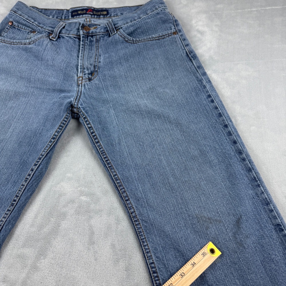 Vintage Y2K Zeep World Classic Denim Men's Blue Jeans Relaxed 100% Cotton 34x30 - Picture 8 of 13
